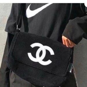 Chanel Black and White GWP from beauty line Crossbody Bag